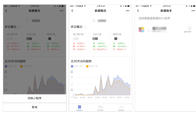 小程序数据助手
